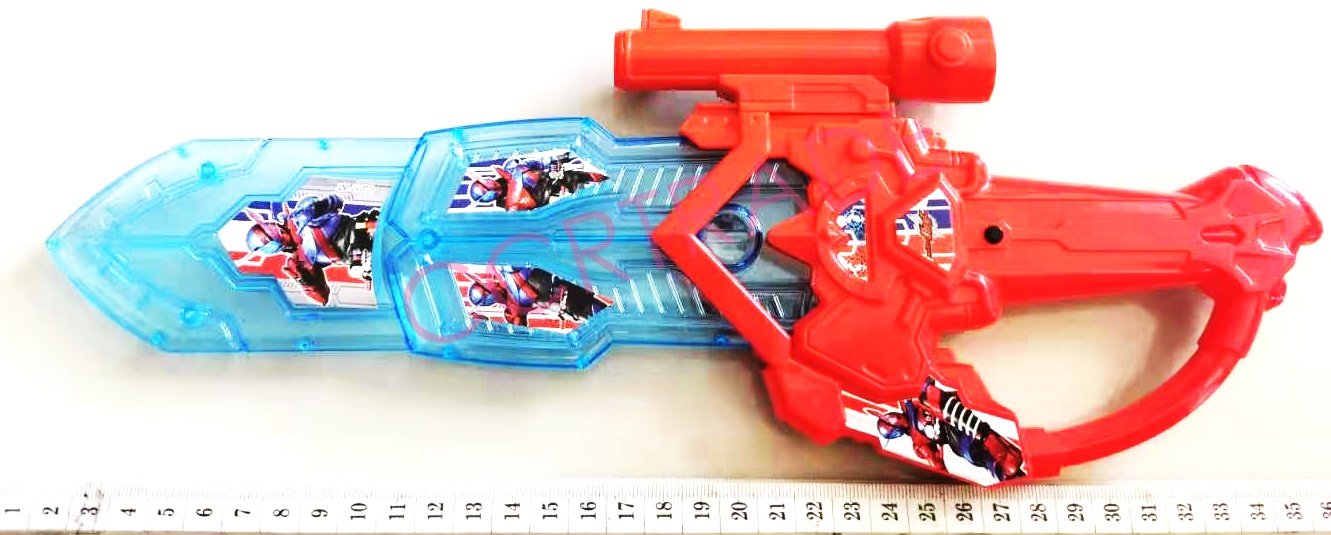ดาบไรเดอร์ 2 in 1 มีเสียง มีไฟแผง 17x39 ซม.(ลิขสิทธิ์แท้)(1x3)