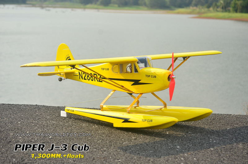 PIPER J-3CUB SEAPLANE +FLOAT 1,300MM. (PNP)
