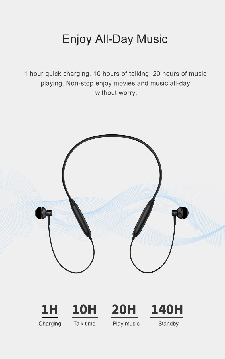 ขาย Soundmagic S20BT หูฟังอินเอียร์ แบบคล้องคอ รองรับ Bluetooth5.0 , IPX6