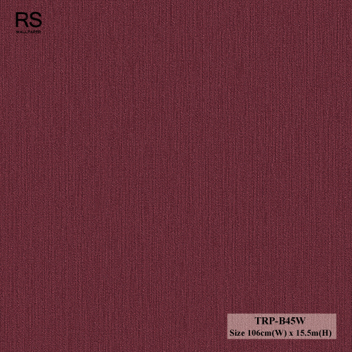 วอลเปเปอร์สีแดงเลือดหมู เบอร์กันดี้ TRP-B45W