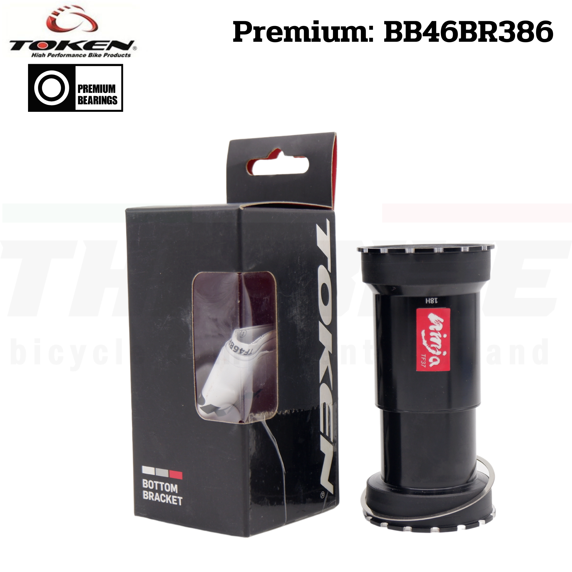 กะโหลกจักรยานเสือหมอบ CERVELO TOKEN CERAMIC TF46BR386 BBright แบริ่ง/เซรามิค TBT: BB46BR386-TBT