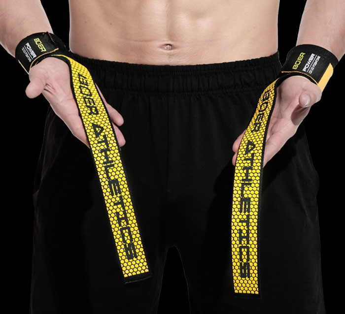 Straps Boer แสตรปส์ ผ้าพันข้อมือยกน้ำหนัก