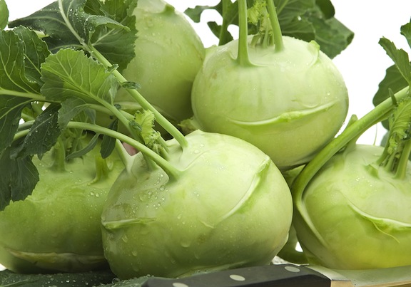 กะหล่ำปม Kohlrabi