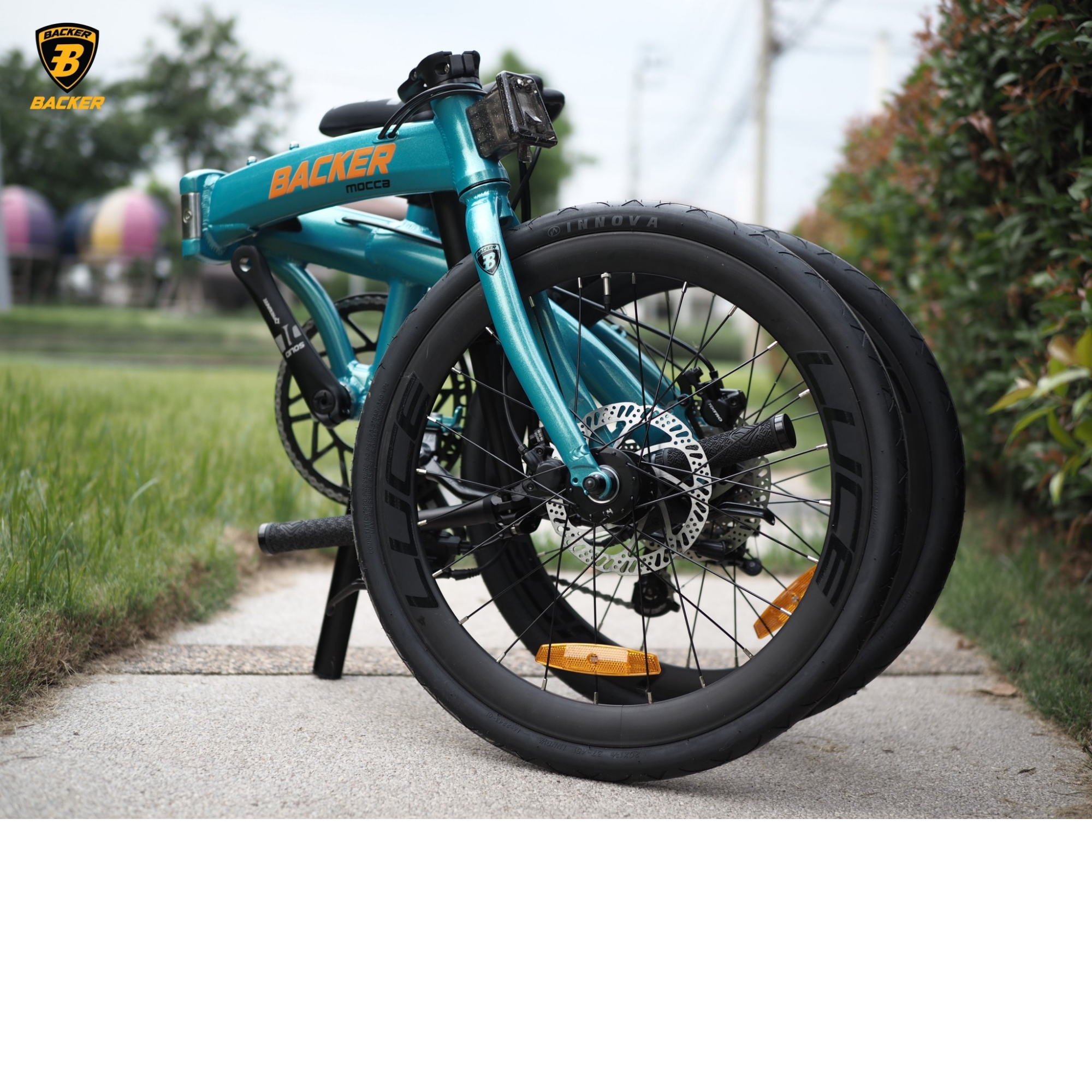 รถจักรยานพับอลูมิเนียม BACKER MOCCA 20นิ้ว 451