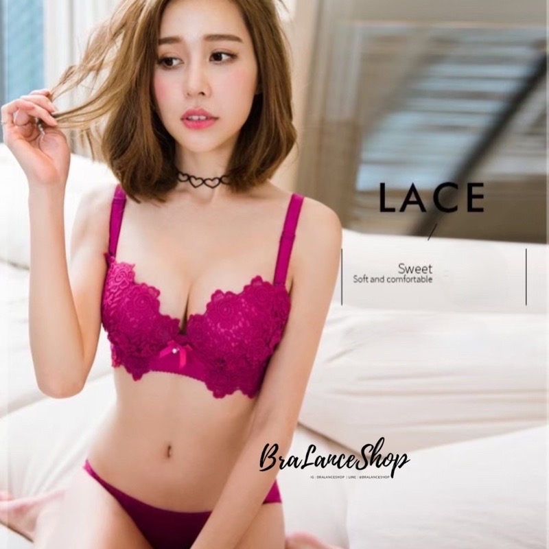 BLS✿3316 Setบรา+กกน. ชุดชั้นในลูกไม้