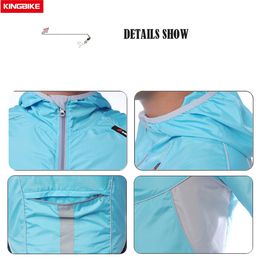 เสื้อกันฝน กันลม ปั่นจักรยาน ผ้าลื่น KINGBIKE