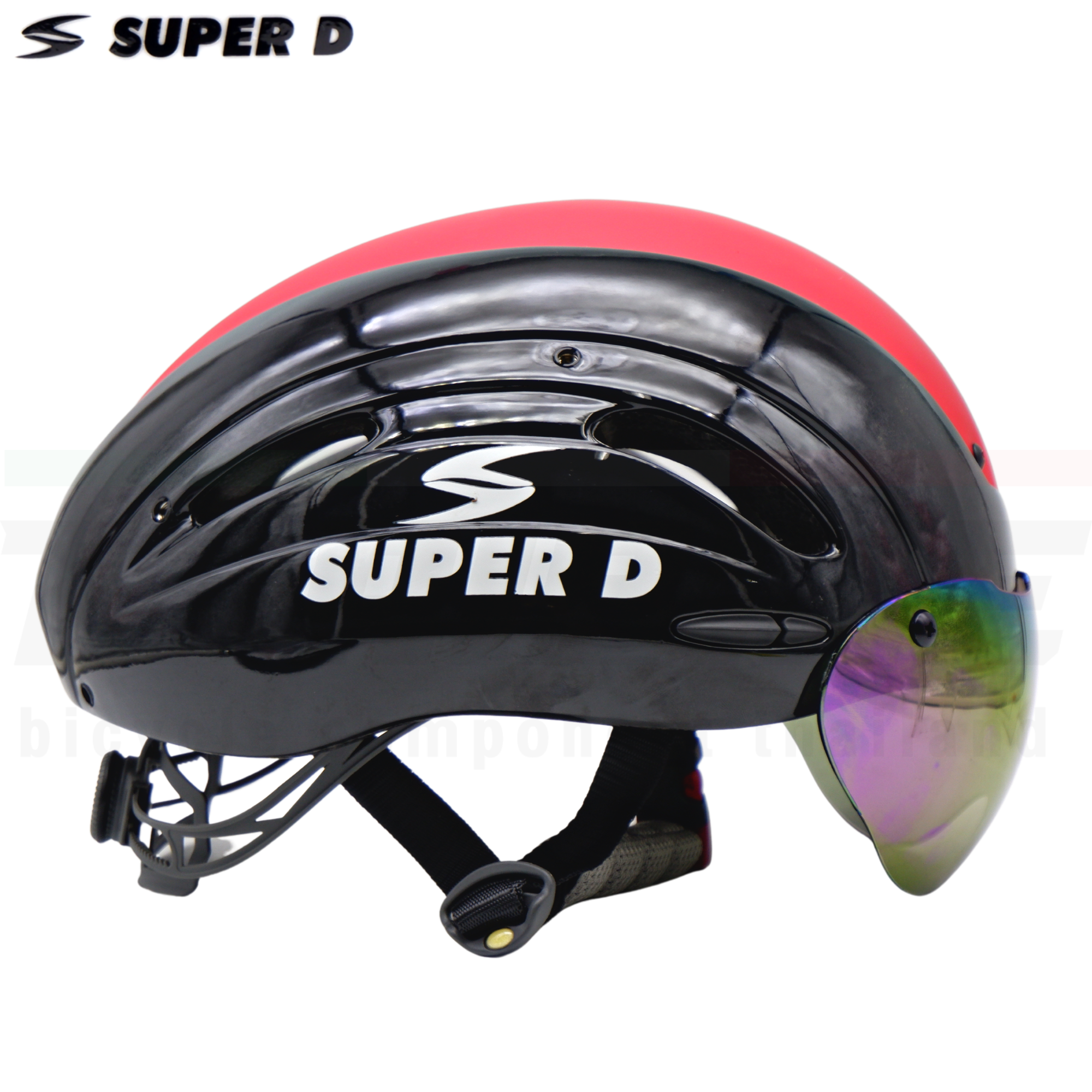 🚴♂️ หมวกกันน็อคจักรยาน SUPER D แบบแอร์โร่ว์ 2in1