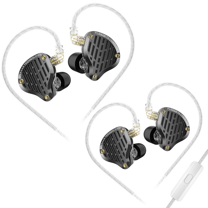 KZ PR3 หูฟัง IEMs ไดรเวอร์ Planar 13.2mm สาย OFC ชุบเงิน ประกันศูนย์ไทย