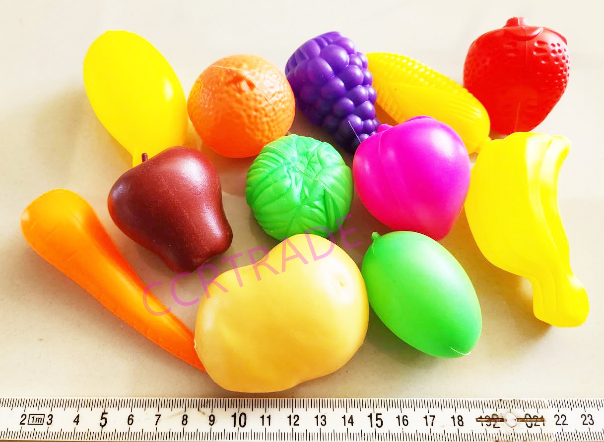 ผักผลไม้ 12 ชิ้นถุงตาข่ายจัมโบ้ 23 ซม.