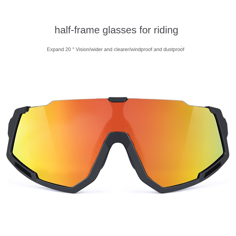 แว่นตาปั่นจักรยานเลนส์โพลาไรซ์ GIYO SS865 Glasses Windproof Polarized พร้อมกรอบเลนส์สายตา