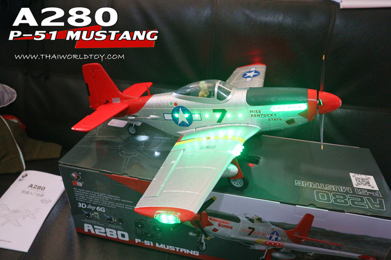 XK A280 RC P51 Mustang Fighter (RTF)