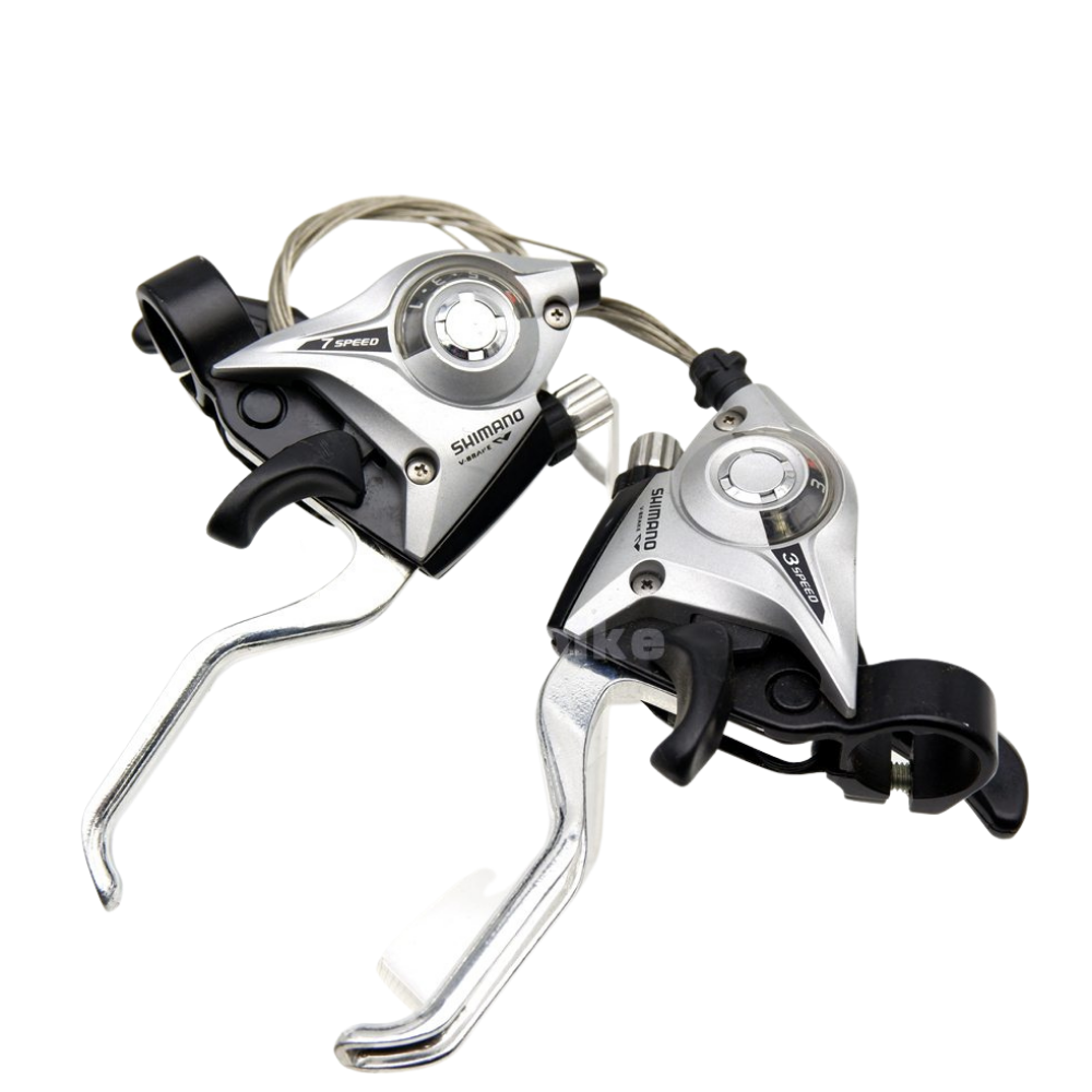 มือเกียร์รวมเบรคจักรยาน SHIMANO ST-EF51-7 3X7SPD