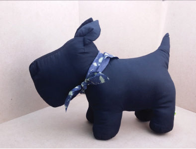 Westie Softy Toy - BLACK
