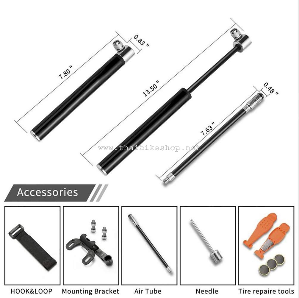 ชุดสูบพกพา TB102 พร้อมชุดปะและหัวแปลง