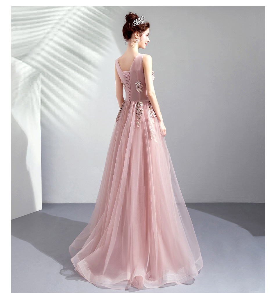 DL101 **พรีออเดอร์** ชุดออกงานสีน้ำตาลทอง ชุดราตรี เดรสยาวออกงาน (Night party dresses) ชุดไปงานแต่งงานสวยๆ "ธีมสีน้ำตาลทอง"