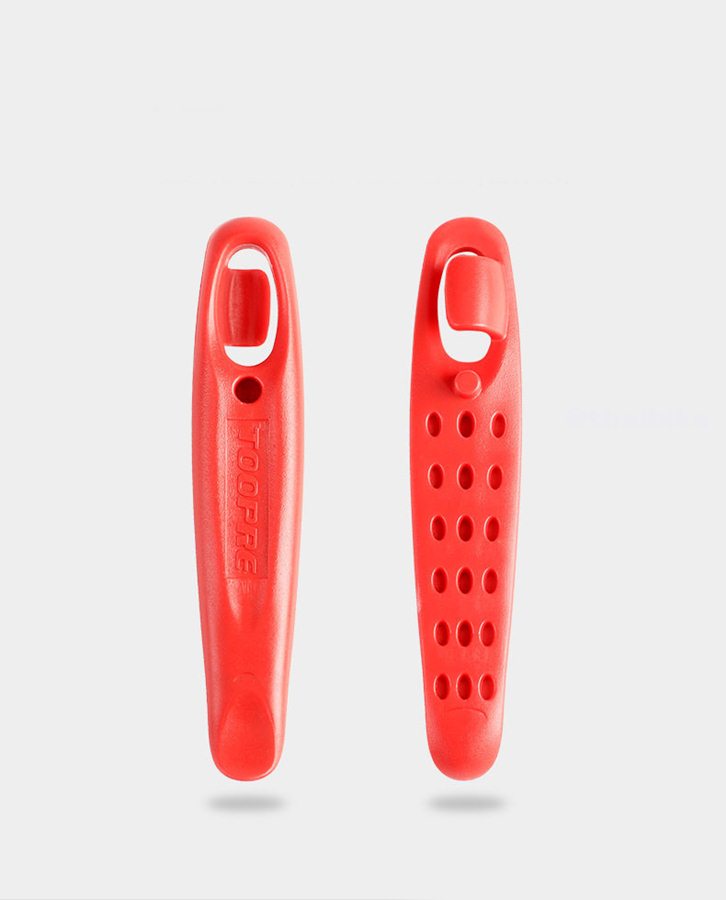 ที่งัดยางจักรยานแบบพลาสติก ชุดปะยาง TOOPRE งานดี แข็งแรง(สีแดง)