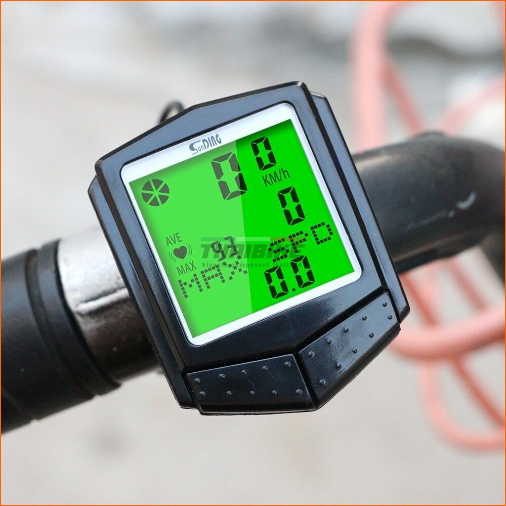 ไมล์จักรยานไร้สาย SUNDING SD-573C มีฮาร์ทเรท