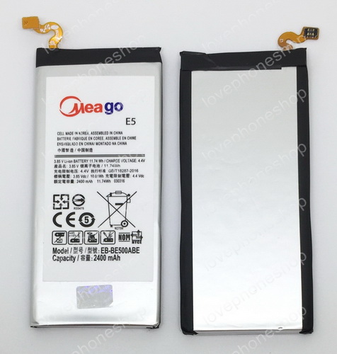 แบตเตอรี่ มอก. Meago สำหรับ Samsung Galaxy E5 - BE500ABE (ส่งฟรี)