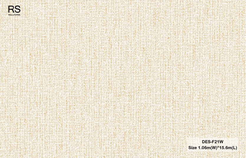 วอลเปเปอร์สีครีมปนทอง DES-F21W