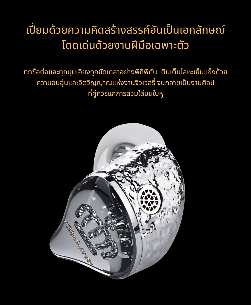 Ear Acoustic Audio VSA-PM Crown หูฟัง IEMs ไดรเวอร์ Planar แบบสามช่องแม่เหล็ก ไดอะแฟรมอะลูมิเนียม ประกันศูนย์ไทย