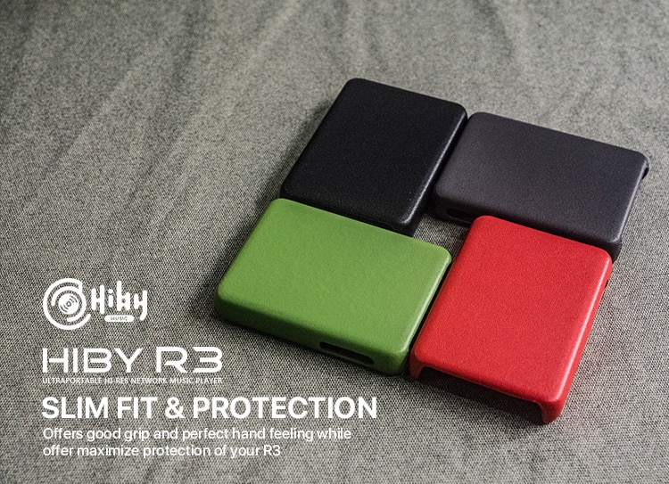 ขาย เคสหนัง Hiby Slim สำหรับเครื่องเล่น Hiby R3 ช่วยปกป้องเครื่องเล่นจากรอยได้ดี จับได้กระชับมือ