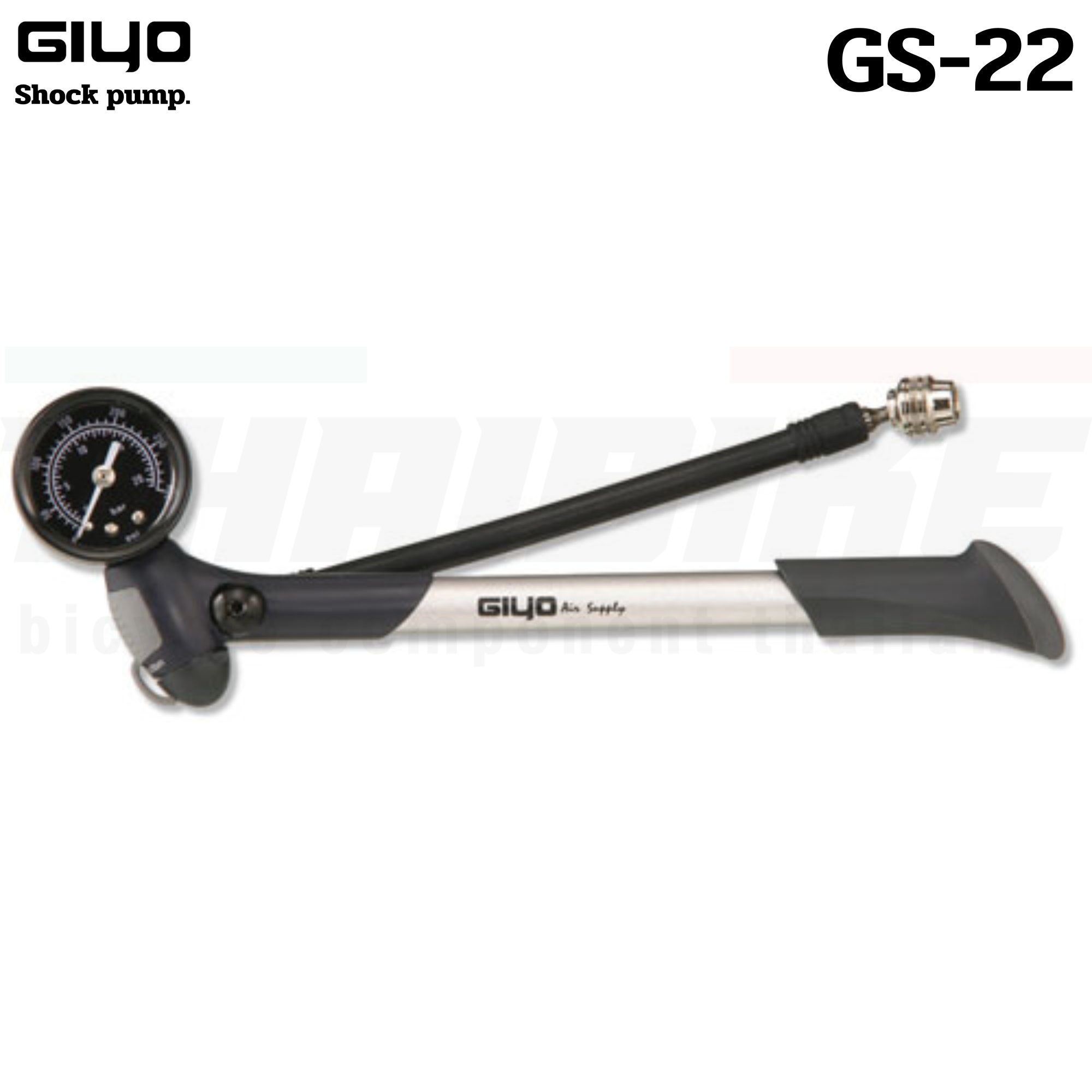สูบโช้คลมจักรยาน GIYO GS-01 GS-22 แบบพกพา สูบแรงดันสูง