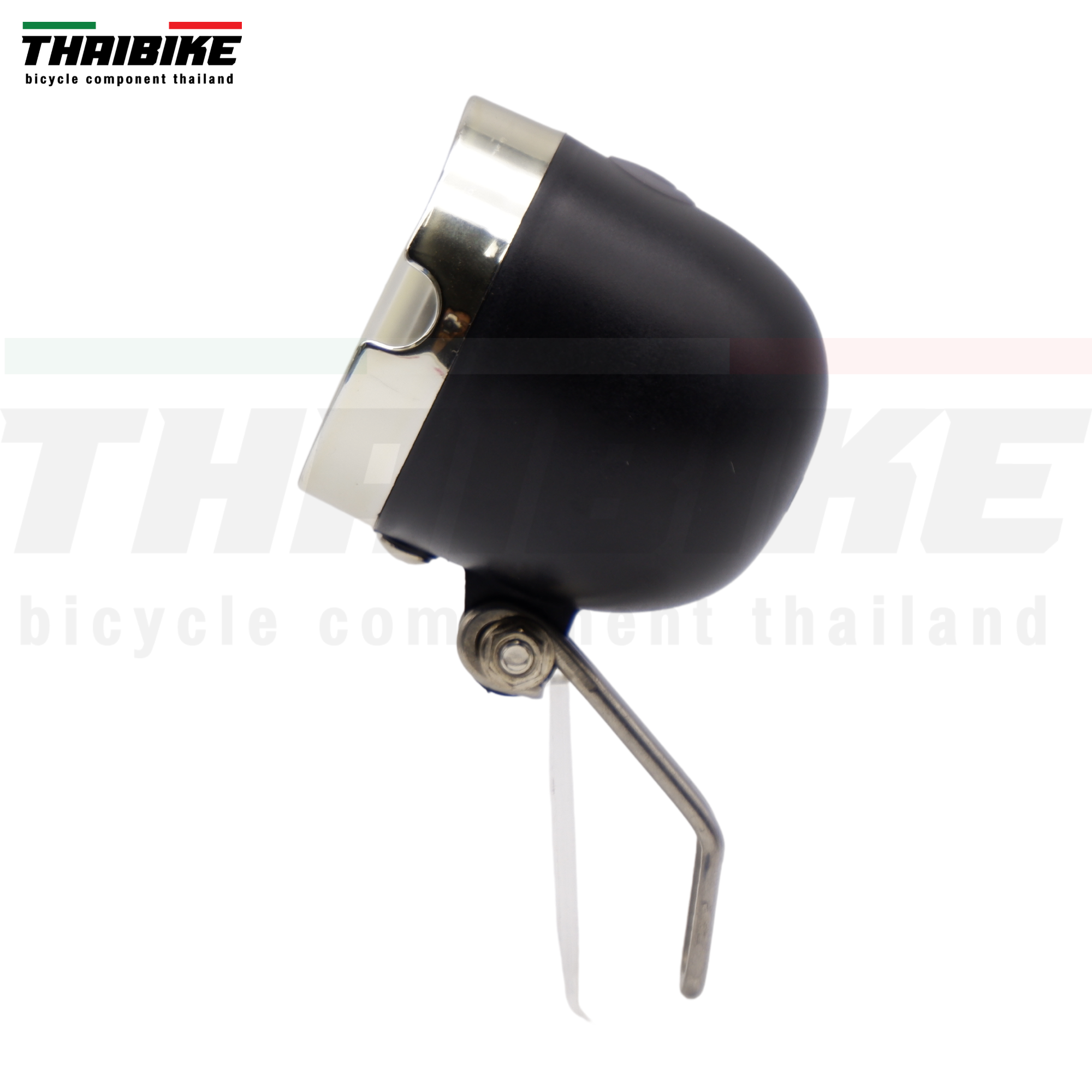 ไฟหน้าจักรยานวินเทจ ทรงกลม THAIBIKE ใช้ถ่าน มีถ่านแถมฟรี