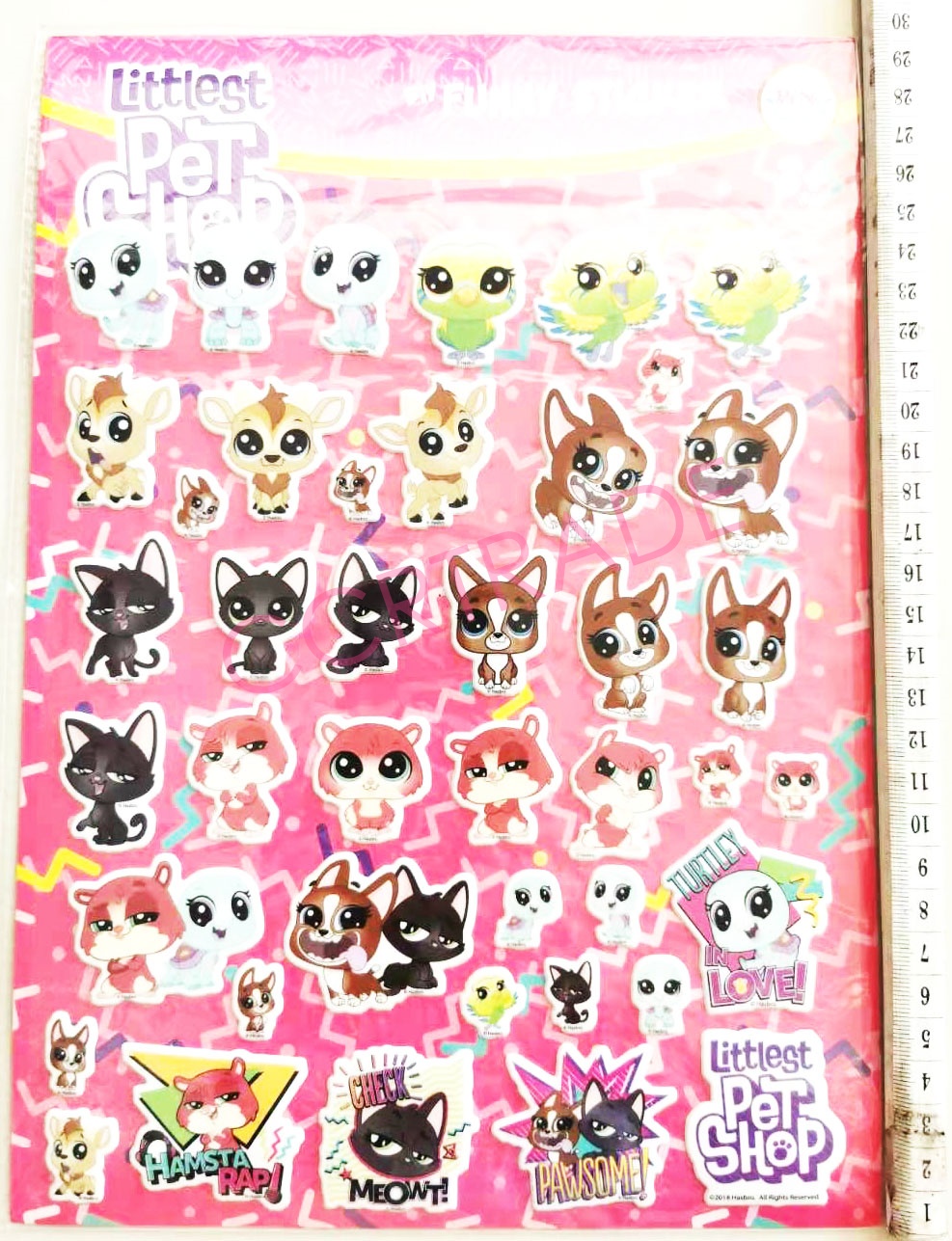สติ๊กเกอร์โฟมลิตเติ้ล เพ็ทช็อป 28 ซม.(ลิขสิทธิ์แท้)