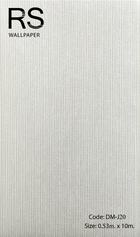 วอลเปเปอร์เทกเจอร์เส้นตรงพื้นโทนสีน้ำตาลมีกลิตเตอร์สีเงิน DM-J20