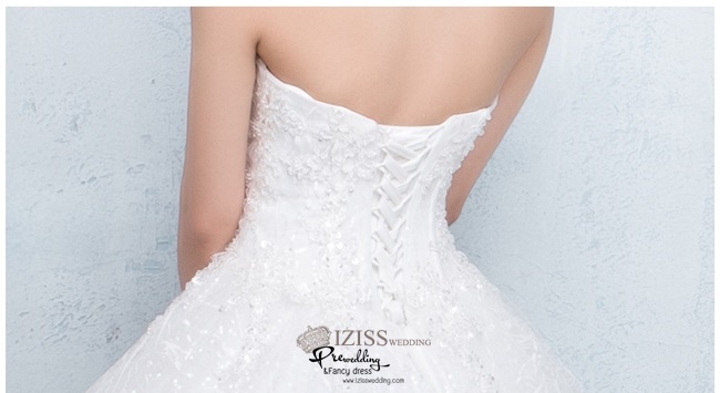 BR228 **พรีออเดอร์**ชุดแต่งงาน&ชุดเจ้าสาวแบบยาวสีขาวเกรดพรีเมี่ยม หรูหราน่ารัก สวยโดดเด่นไม่ซ้ำใคร สวยงามดุจเจ้าหญิง