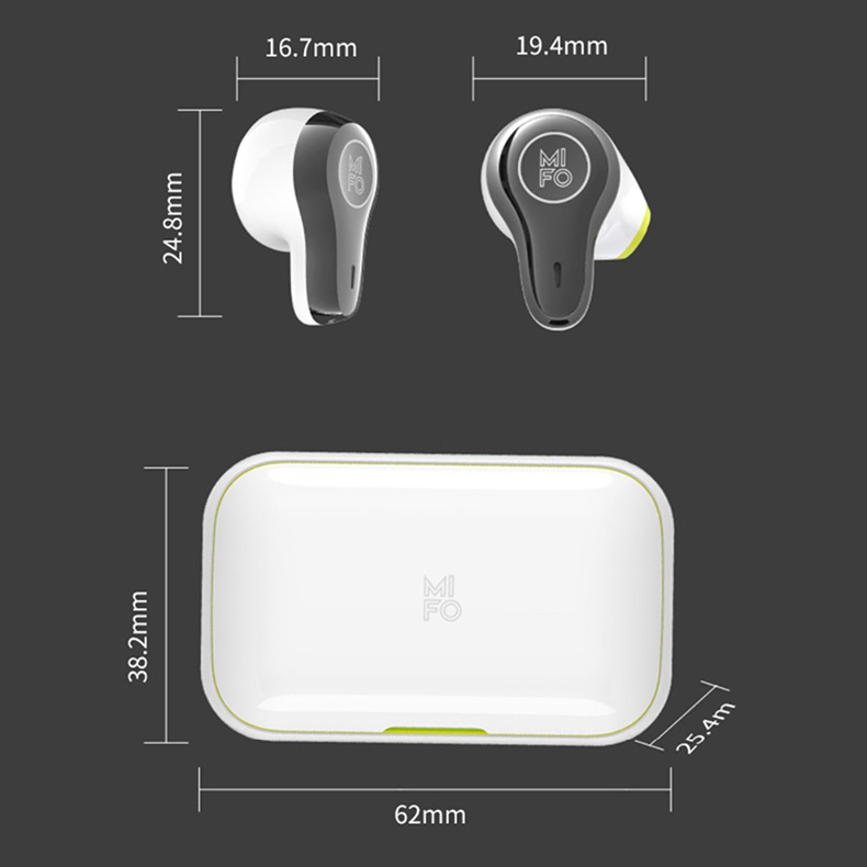 ขาย Mifo O3 หูฟัง True Wireless รองรับ Bluetooth 5.0 กันน้ำได้ระดับ IPX5