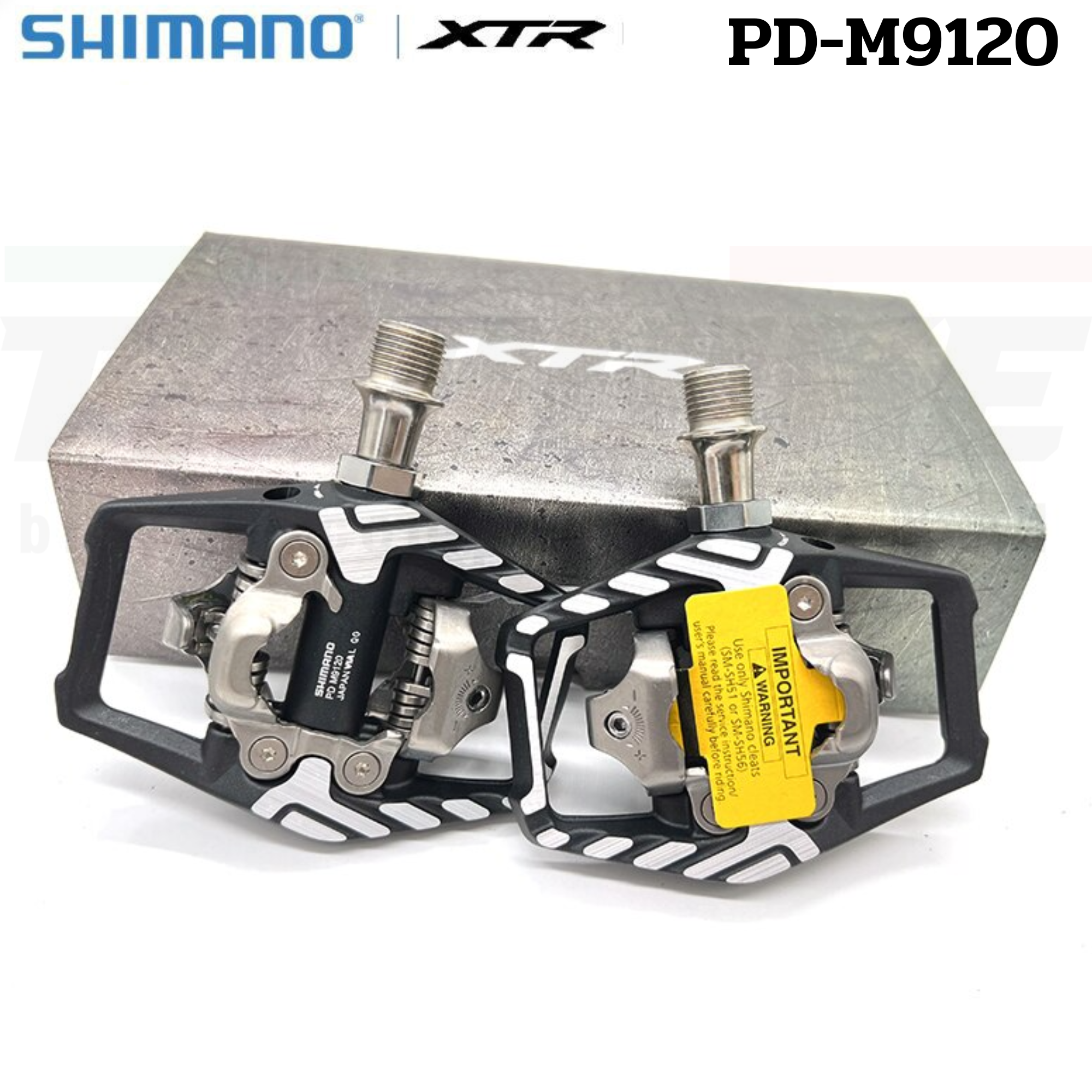 ของแท้ บันใดจักรยานชิมาโน่ SHIMANO XTR, PD-M9100,M9120พร้อมคลีท มีกล่อง (JAPAN)