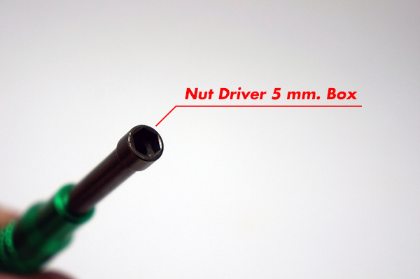 บล๊อกหกเหลียมด้ามไขควง HEX 5 mm. คุณภาพ UCUS , RC Nut driver Tool mini Hex nut 5 mm. (Hex socket Driver)