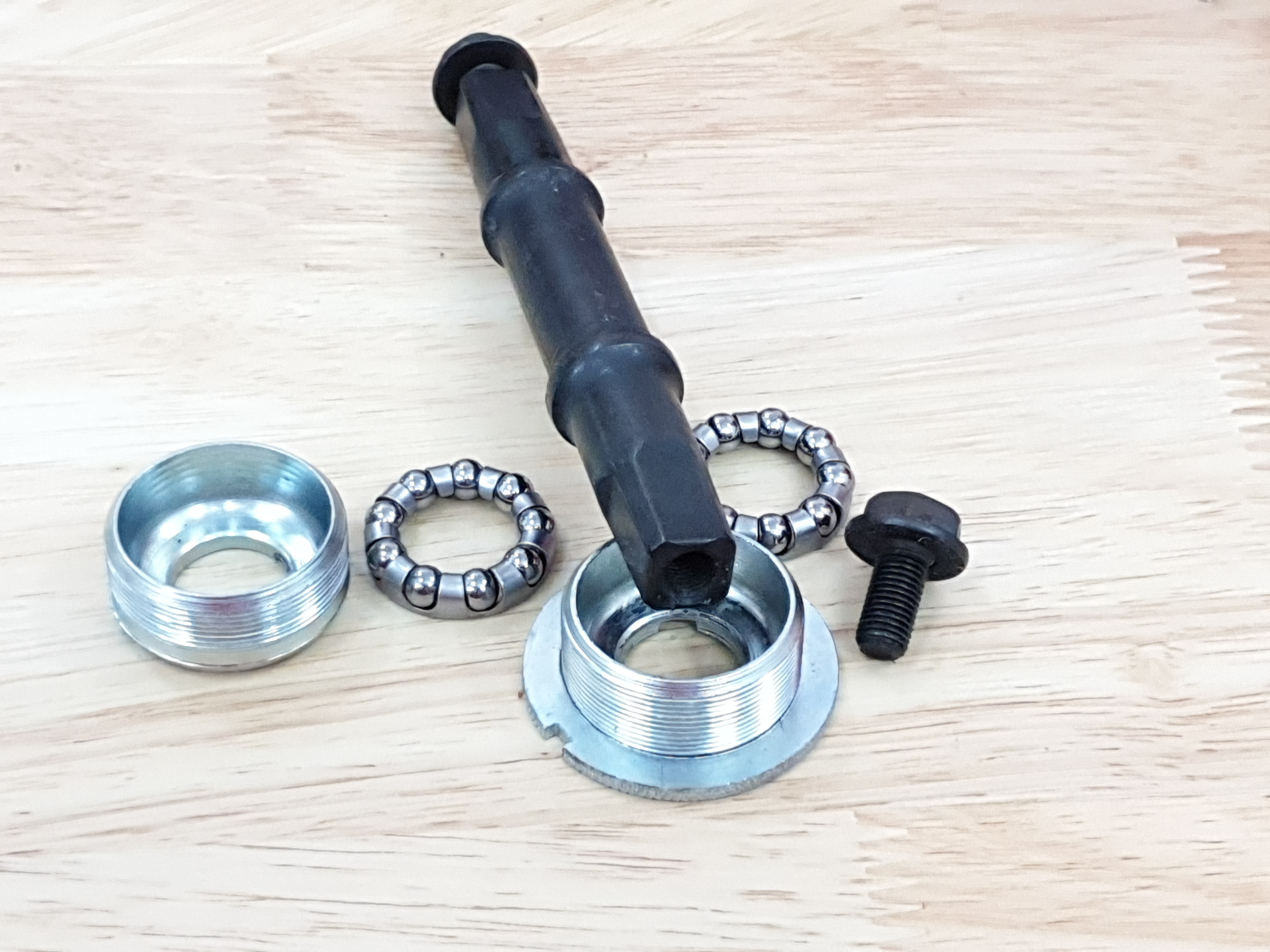 ชุดเปลี่ยนกระโหลกจักรยาน จานเหลี่ยม จานดูด