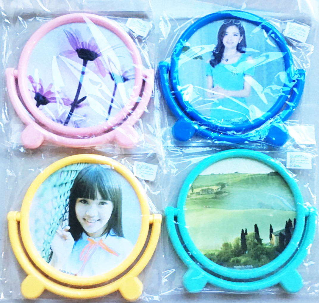 กระจกพับสวิง (กลม) 18.5x17 ซม.