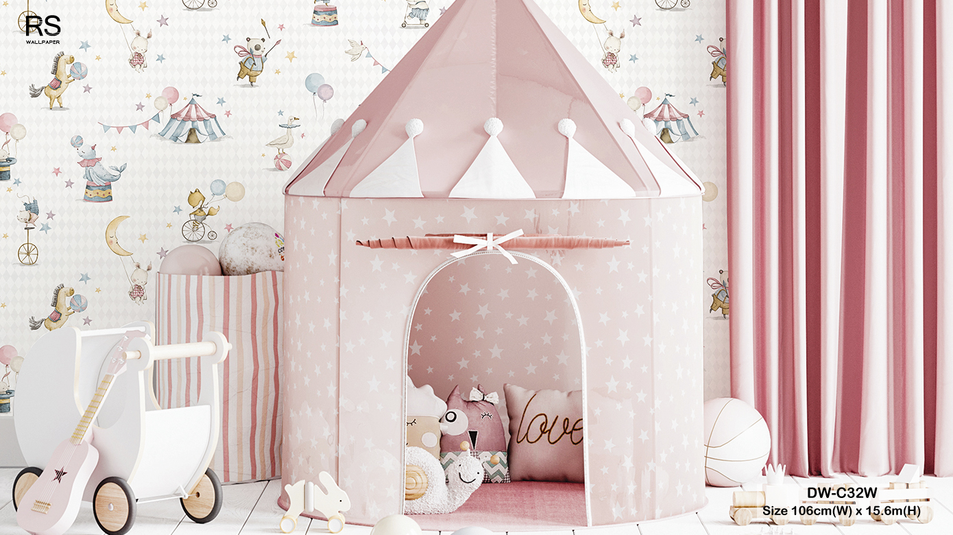 วอลเปเปอร์ห้องเด็ก Circus No.DW-C32W