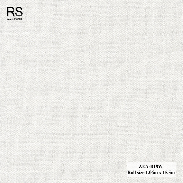 วอลเปเปอร์ลายผ้า พื้นสีขาวเทา ZEA-B18W