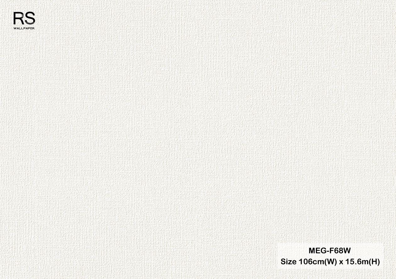 วอลเปเปอร์ สีขาวอมเทาอ่อนควันบุหรี่ MEG-F68W