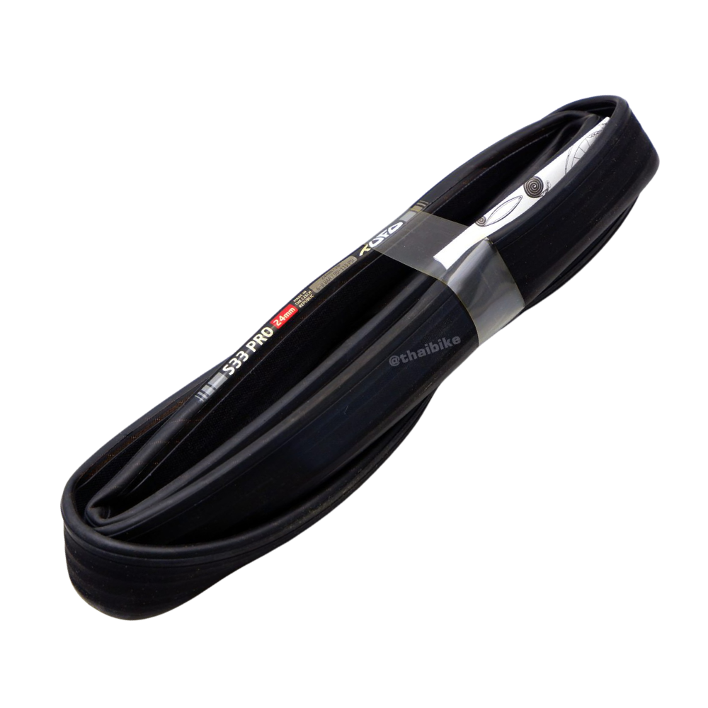 ยางนอกจักรยานขอบฮาล์ฟ ยี่ห้อ TUFO รุ่น S33 PRO 700X24มม. ของแท้พร้อมกล่อง