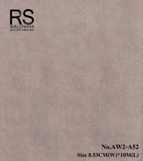 วอลเปเปอร์สีพื้นเทาน้ำตาล แท็กเจอร์ปูนกึ่งเงากึ่งด้าน AW2-A52