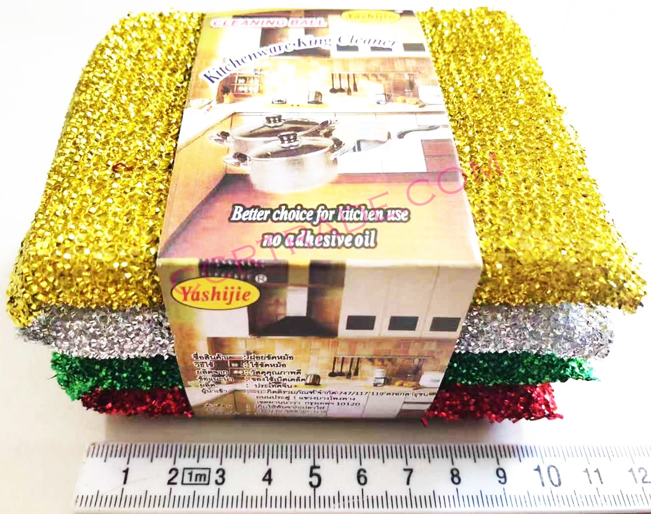 ฝอยเงินทอง 4 ชิ้น 10.5 ซม.