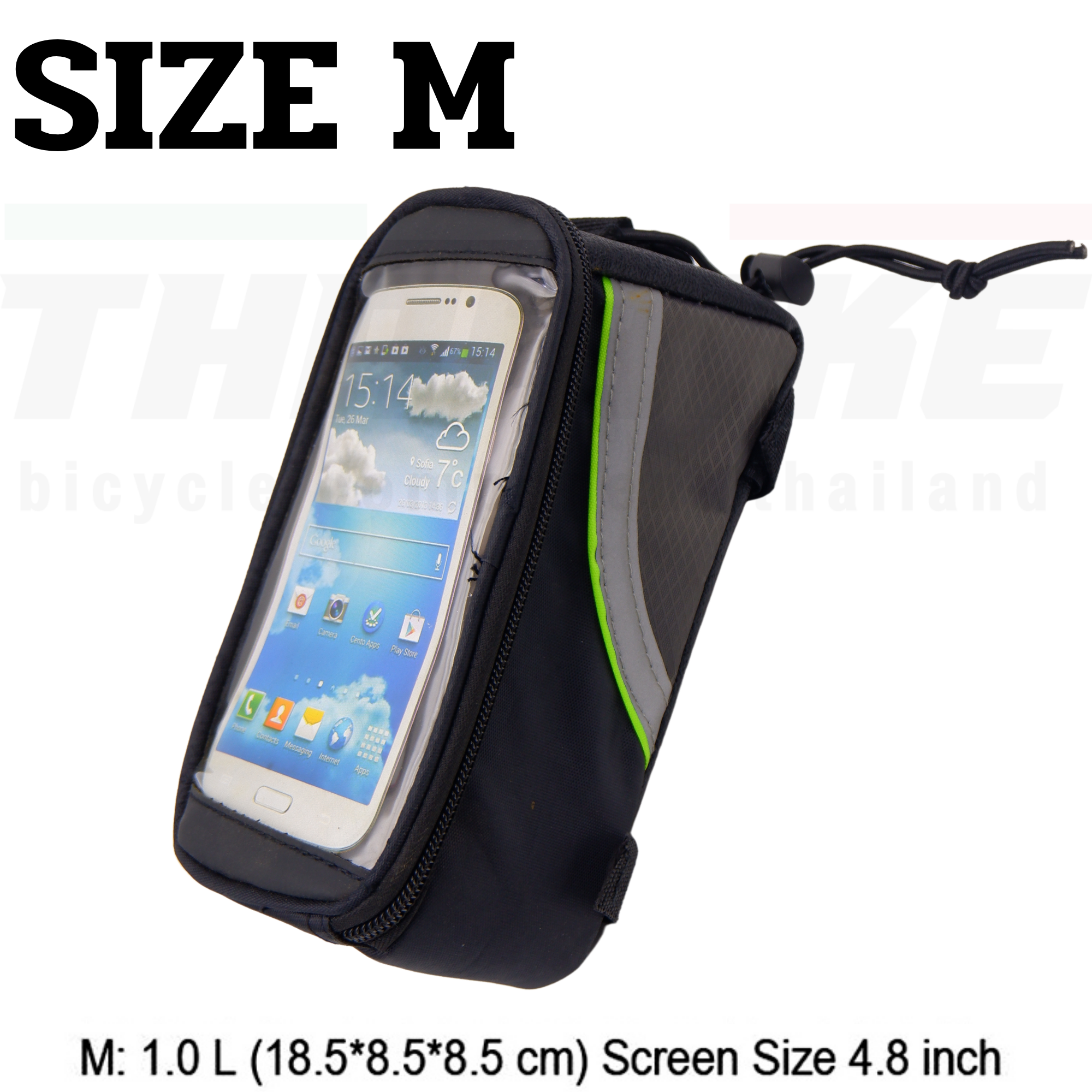 กระเป๋าติดเฟรมจักรยานใส่มือถือ roswheel 12496