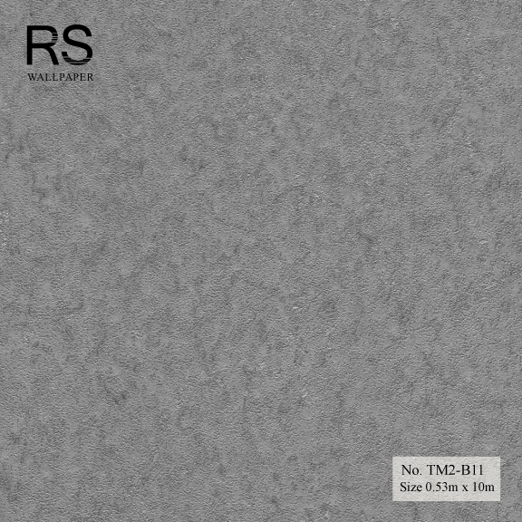 วอลเปเปอร์สีพื้นสีเงินเทา เนื้อหนา No.TM2-B11