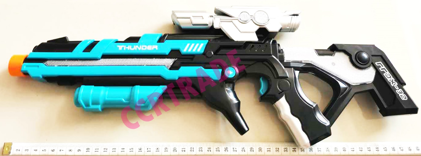 ปืนเลเซอร์สตาร์วอร์จัมโบ้ มีเสียง มีไฟกล่อง 24x50 ซม.(1x3)