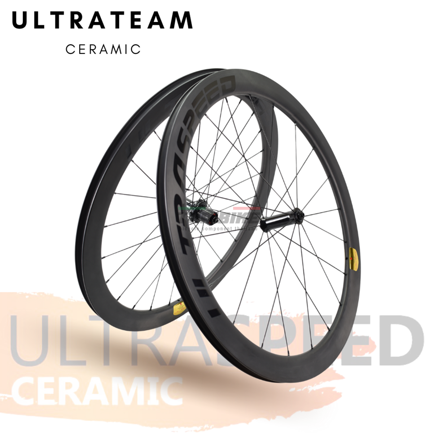 ล้อจักรยานเสือหมอบคาร์บอนเซรามิค Ultrateam ultraspeed (ceramic) 50/50 60/60 60/88