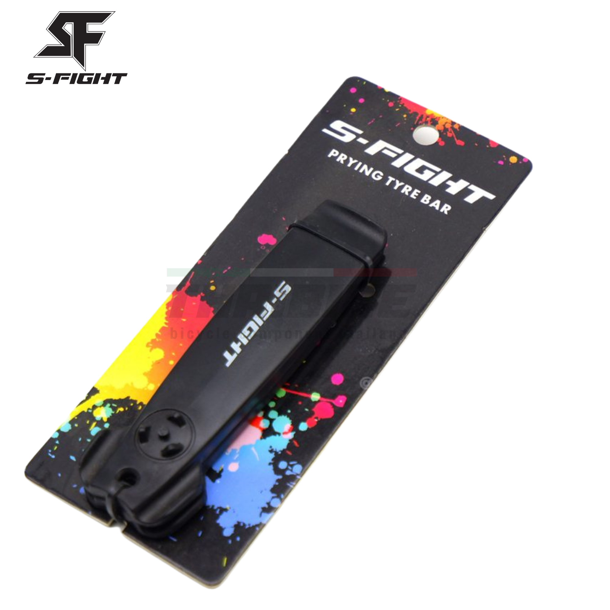 ที่งัดยางจักรยานแบบพลาสติก 2 ชิ้น ยี่ห้อ S-FIGHT ชุดปะยาง S-FIGHT