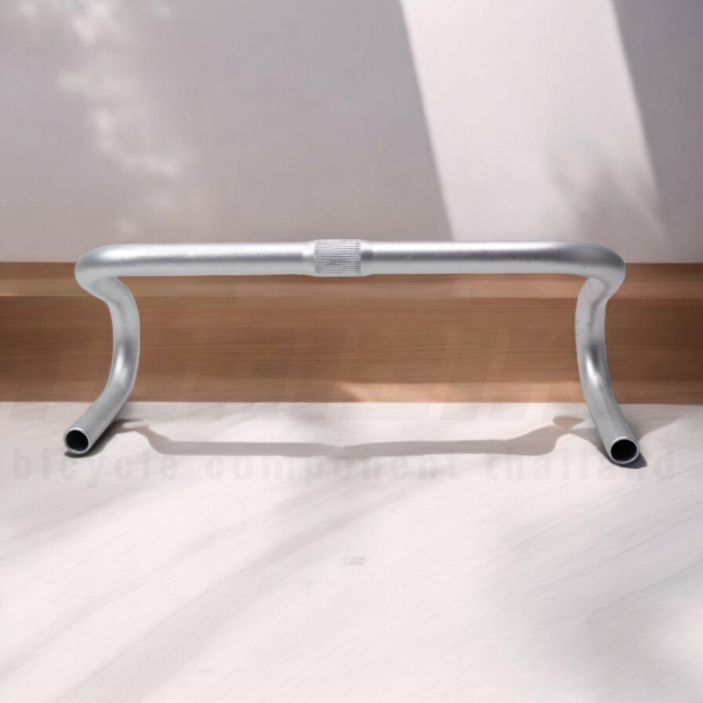 แฮนด์จักรยานอลูมิเนียม ปัดเงาพ่นทราย 25.4x400 มม