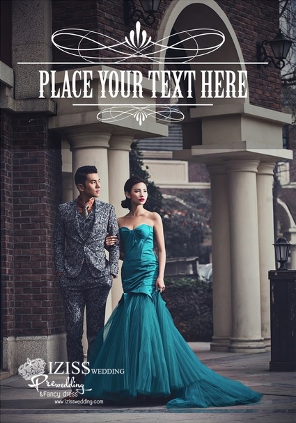 PW297- **พร้อมส่งเฉพาะชุดผู้หญิงสีฟ้าอมเขียวไม่ใช่เขียวหัวเป็ดนะคะ** ชุดคู่ถ่ายพรีเวดดิ้ง (prewedding dress) & ชุดแต่งงานแฟนซี (Fancy wedding dress)ชายหญิง "ธีมสีฟ้าอมเขียว"