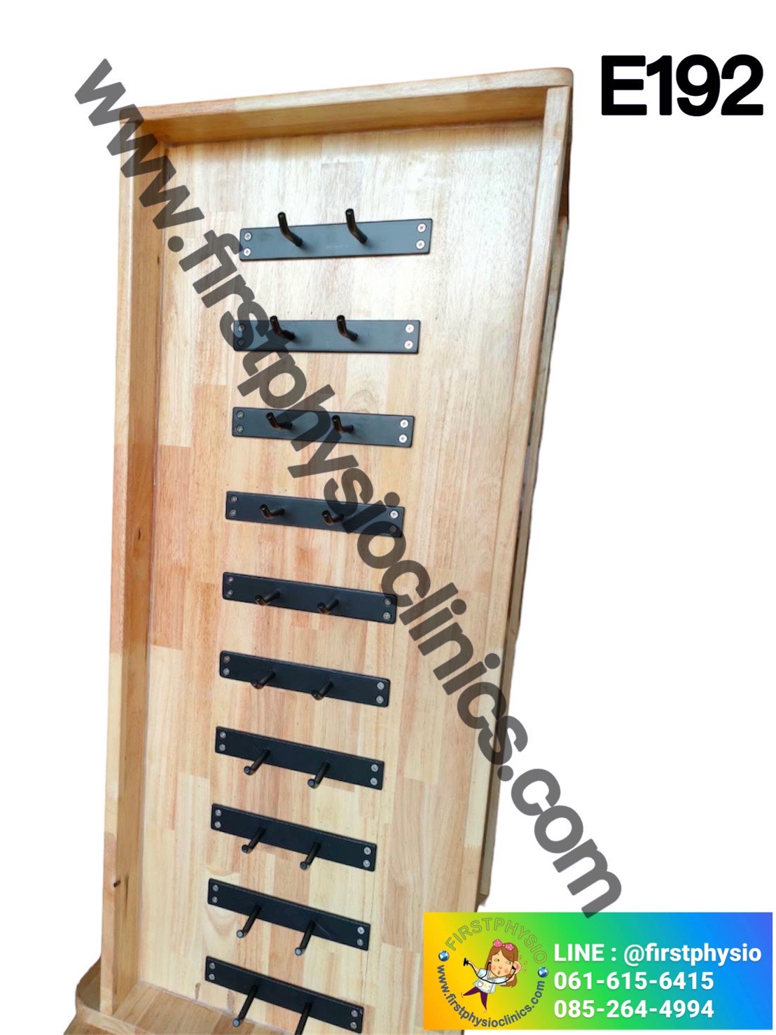 รถเก็บน้ำหนักแบบไม้พร้อมลูกน้ำหนัก และถุงทรายถ่วงน้ำหนัก/E192