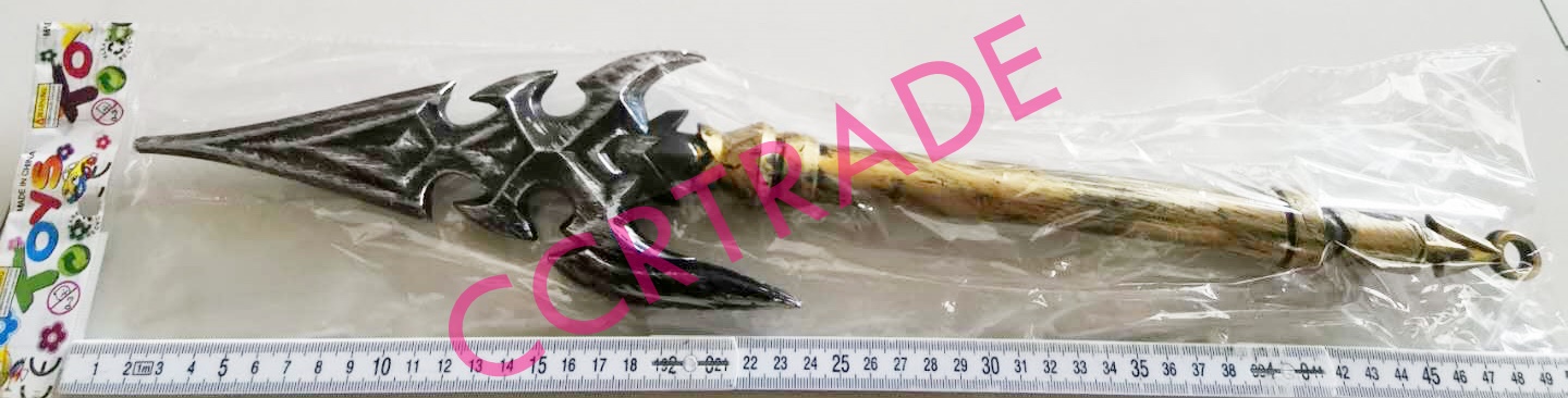 ดาบหอกเงินทองจัมโบ้ 50 ซม.(คละในโหล)